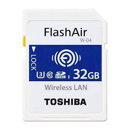 年末のプロモーション東芝 Flash Air W-04 第4世代 SDHC 32GB R:90MB s W:70MB s THN-NW04W0320C6 Toshiba