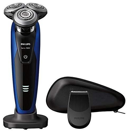 フィリップス 9000シリーズ メンズ 電気シェーバー 72枚刃 回転式 お風呂剃り & 丸洗い可 トリマー付 S9185A/12