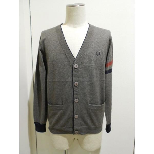 FRED PERRY （フレッドペリー） Outlast Lettered Cardigan(F3084/30)｜brains-mart