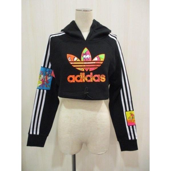 adidas Originals レディース ジェレミースコットクロップドパーカー