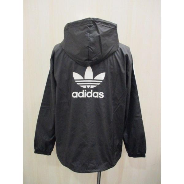 adidas オリジナルス　アディカラー スリーストライプス ウインドブレーカー フルジップジャケット（ブラック）(HB9489）｜brains-mart｜03