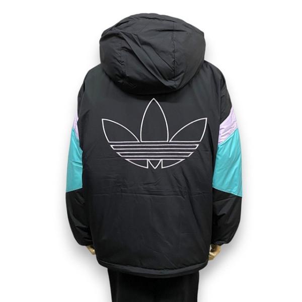 adidas Originals レディース カラーブロック ダウンジャケット