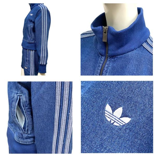 adidas Originals レディース アディカラー デニム トラックトップ