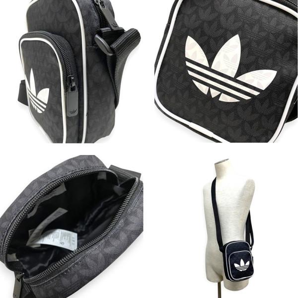 adidas Originals モノグラム スモールバッグ （ブラック/クラウド 