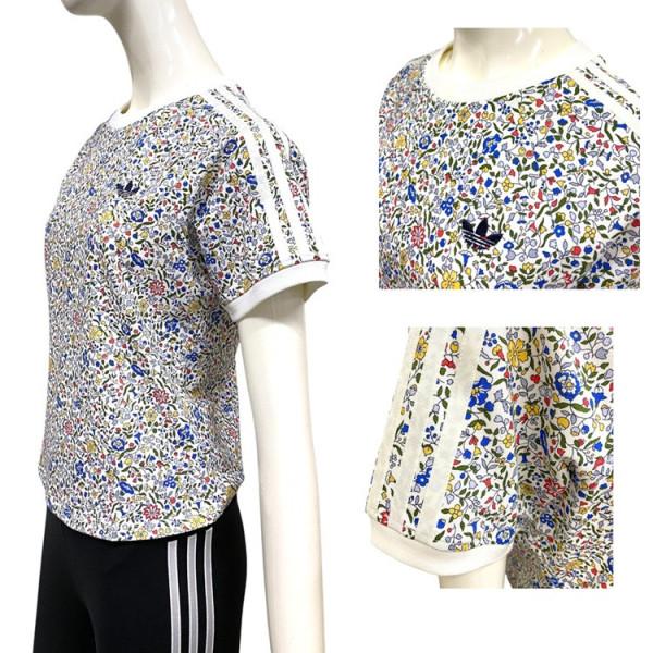 adidas Originals レディース Liberty London カリ半袖Tシャツ （オフ