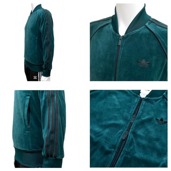 adidas Originals SST アディカラー ベロア トラックトップ （オーロラ