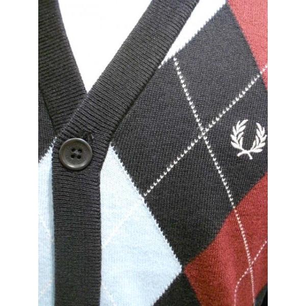 FRED PERRY（フレッドペリー) Argyle Cardigan (K3222/608