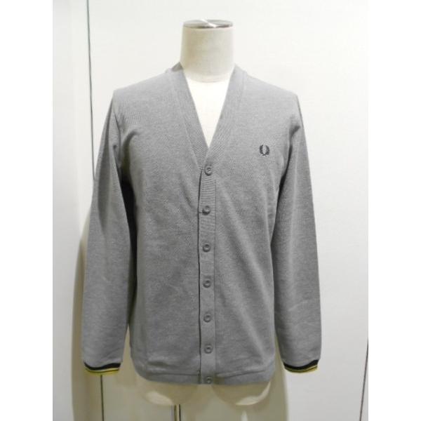 FRED PERRY（フレッドペリー) Pique Cardigan (M4398/420)｜brains-mart