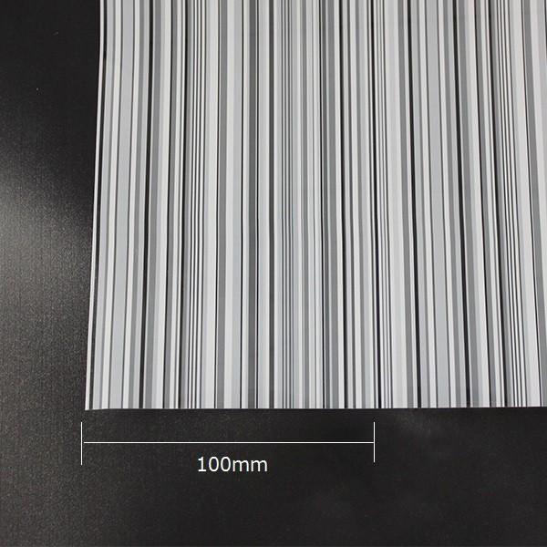 特価！マルチストライプホワイト・デコ(白ストライプ柄) 123ｃm幅×30mロール箱売 窓ガラス フィルム 目隠し プライバシー 内装 同梱不可 #D-MSW48 Roll 白# | BRAINTEC | 01