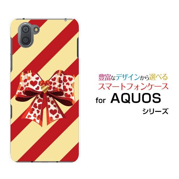 AQUOS R3 SH-04L SHV44 アクオス アールスリー docomo au SoftBank スマホケース スマホカバー ハードケース/ソフトケース ギフト 雑貨 ボーダーリボン｜branch-berry