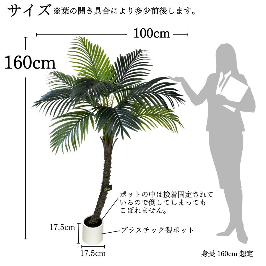 Branch leaves フェイクグリーン パーム palm 高さ160cm 横幅100cm