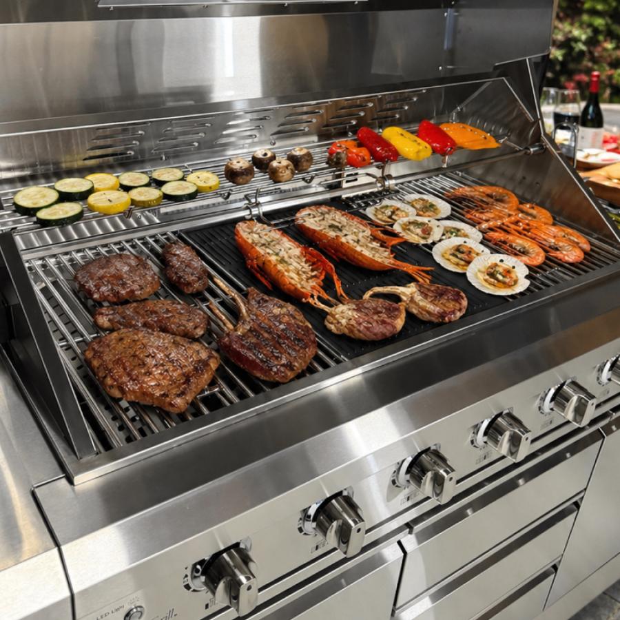 Branch Grill 大型 システムキッチン BBQガスグリル HG6006 水道シンク