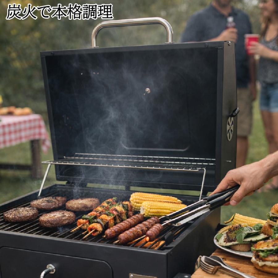 Branch Grill 炭火焼き 中型 BBQグリル KAC961F 3人〜8人向け 鋳物焼き