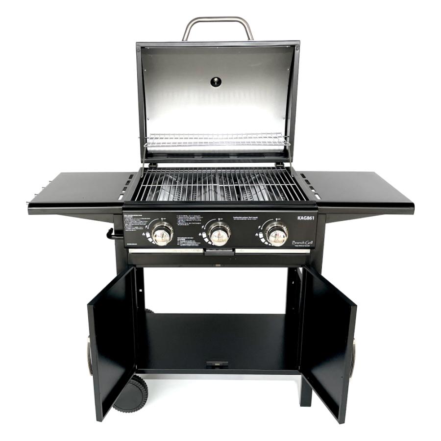 Branch Grill 中型BBQガスグリル+専用ロゴ入りカバー付き Branch Grill 中型BBQガスグリル+専用ロゴ入りカバー付き