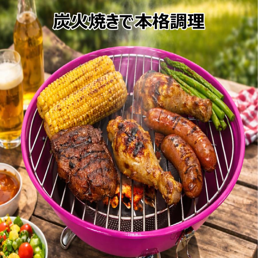 BranchGrill 【選べる3色】 炭火焼き ポータブル BBQグリル KLT636 