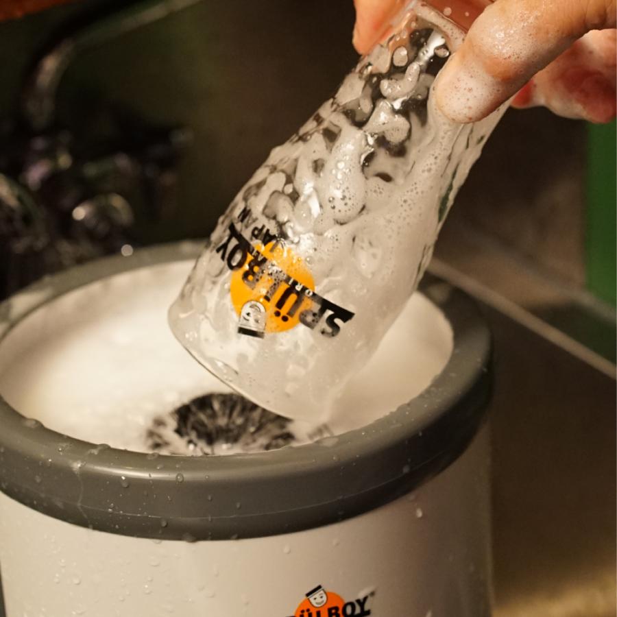 【業務用】SPÜLBOY シュピュルボーイ グラス洗浄機 本体＋除菌剤付き Amazon | SPULBOY専用 洗剤セット（スターターキット）グラス