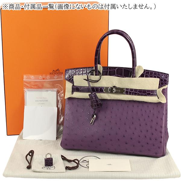 Birkin エルメス バーキン30 タッチ アリゲーター オーストリッチ 