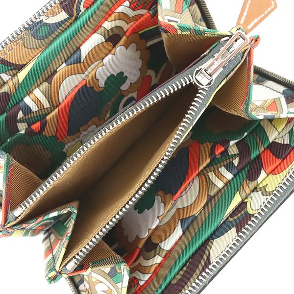 Azap エルメス 財布 アザップ シルクイン コンパクト エヴァー