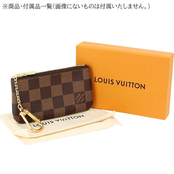 LOUIS VUITTON Key Pouch Damier Graphite N60155 Used Japan