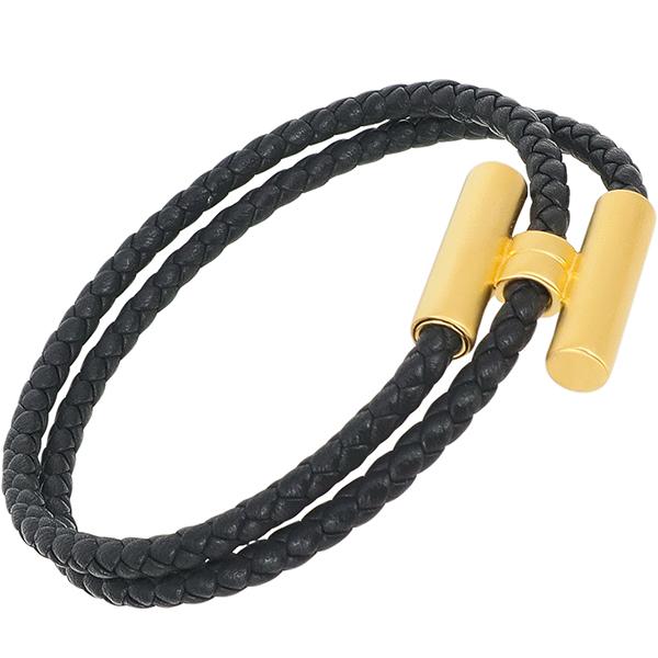 HERMES エルメス ブレスレット トゥルニ トレッセ スイフト 黒 HERMES エルメス ブレスレット トゥルニ トレッセ スイフト 黒