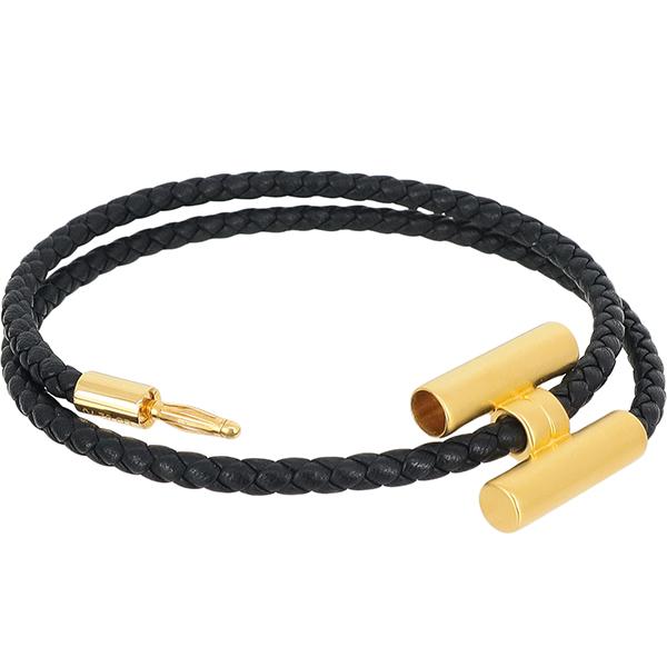 HERMES エルメス ブレスレット トゥルニ トレッセ スイフト 黒 HERMES エルメス ブレスレット トゥルニ トレッセ スイフト 黒