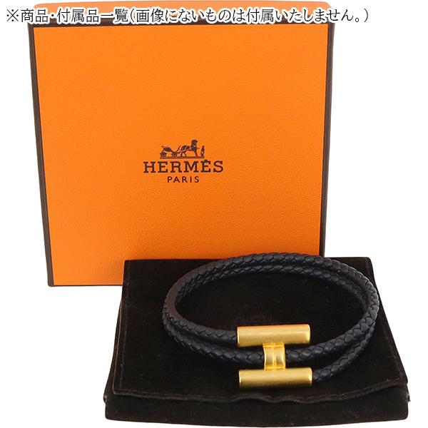 HERMES エルメス ブレスレット トゥルニ トレッセ スイフト 黒 HERMES エルメス ブレスレット トゥルニ トレッセ スイフト 黒