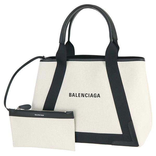 NAVY（BALENCIAGA） バレンシアガ トートバッグ ネイビーカバス M