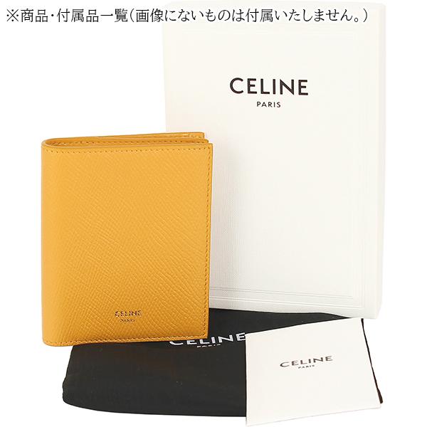 セリーヌ CELINE 財布 二つ折り コンパクトウォレット カーフレザー 