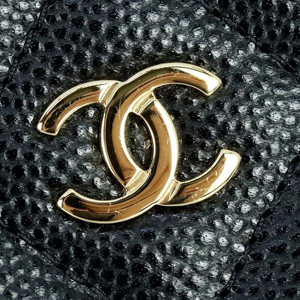 ®*️様 CHANEL シャネル Lジップケース キャビアスキン マトラッセ シャネル 財布 L字ファスナーコンパクトウォレット