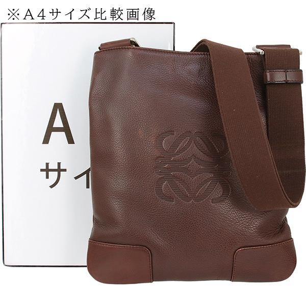 LOEWE ロエベ ショルダーバッグ アナグラム ブラウン 1247 : ACROSS 