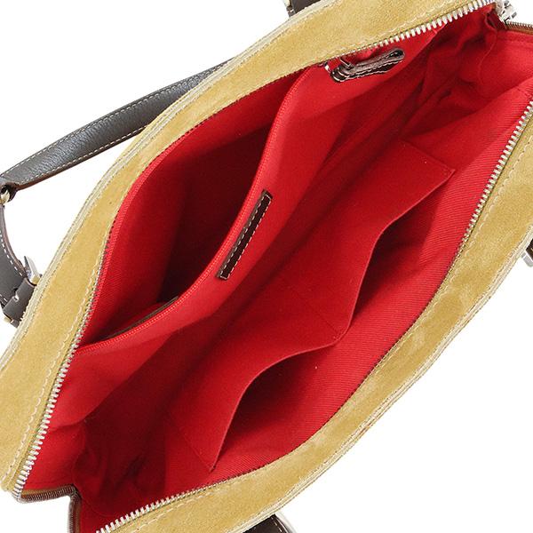 LOEWE（ロエベ） ハンドバッグ アナグラム スエード カーフレザー