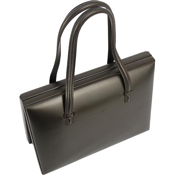 LOEWE ロエベ ハンドバッグ がま口 カーフレザー ブラウン LOEWE ロエベ ハンドバッグ がま口 カーフレザー ブラウン