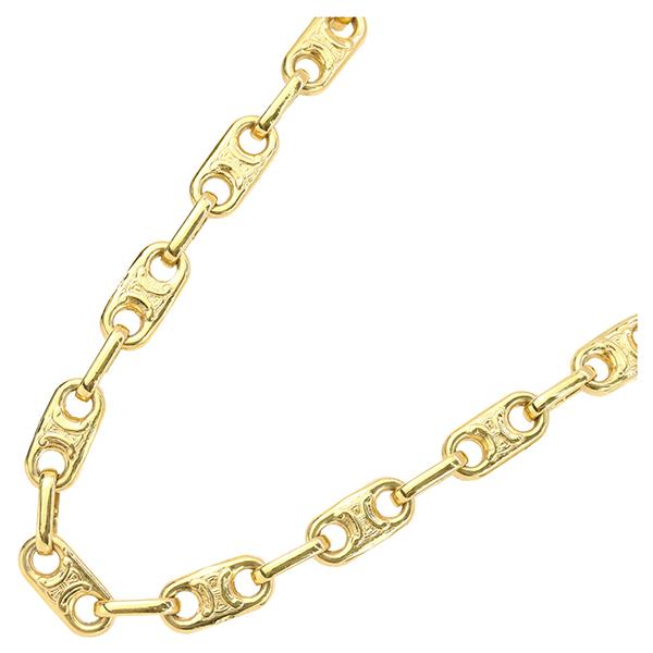 セリーヌ ネックレス マカダム ゴールド ロングネックレス チェーン 1312 | CELINE