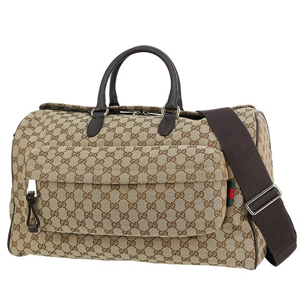 【GUCCI グッチ　GGキャンパス　ボストン　パック GG グッチ ボストンバッグ ミディアム ダッフルバッグ GGキャンバス