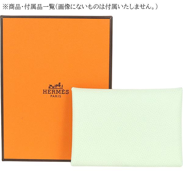 【新品未使用】エルメス　カードケース　カルヴィ　デュオ　コンパクト　ヴェルソ HERMES（エルメス） コインケース CALVI DUO VERSO カルヴィ デュオ
