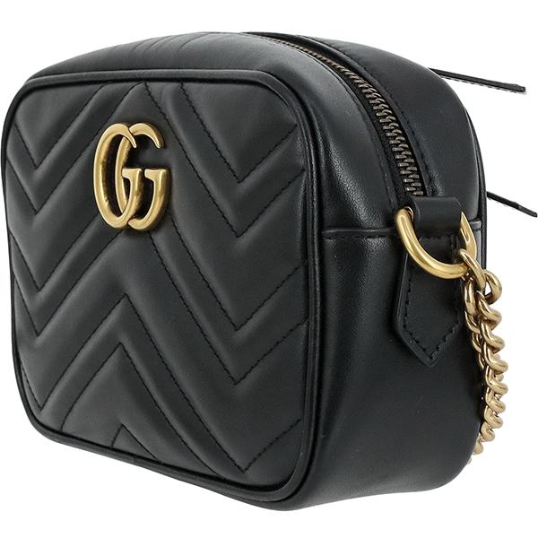 GG Marmont グッチ ミニカメラバッグ GGマーモント ブラック 1450