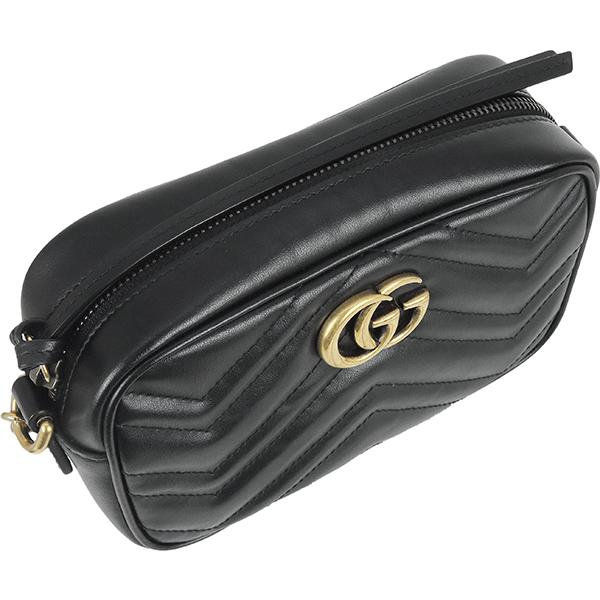 GG Marmont グッチ ミニカメラバッグ GGマーモント ブラック 1450