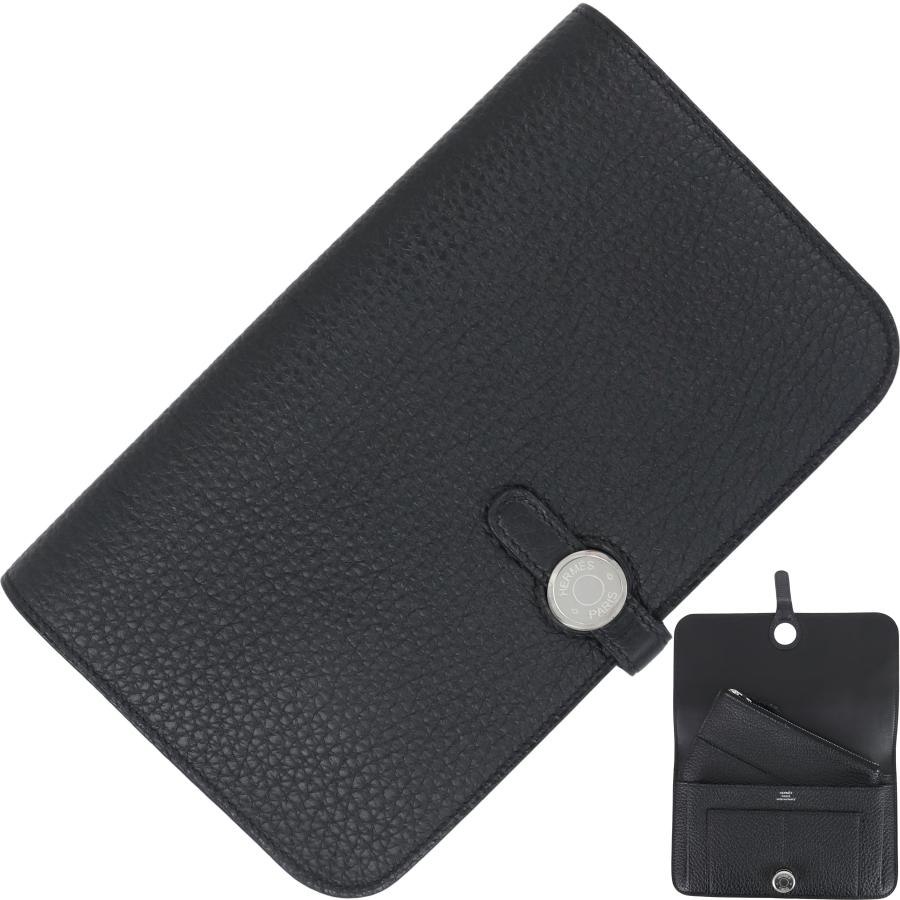 Dogon エルメス 財布 ドゴンGM トゴ ブラック 147276 : ACROSS