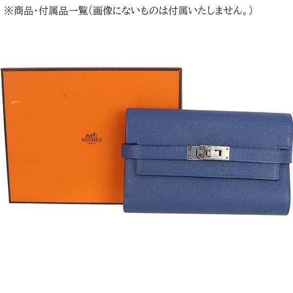 カヤページ Kelly エルメス 財布 ケリーウォレット ミディアム ヴェルソ ヴォー