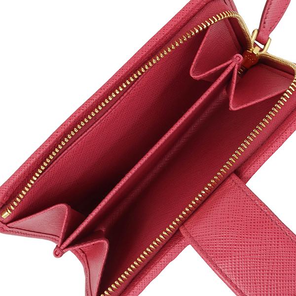 SAFFIANO（PRADA） プラダ 財布 二つ折り財布 コンパクトウォレット