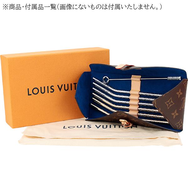 ルイヴィトン LOUIS VUITTON ストロー エテュイ・6 パイユ モノグラム