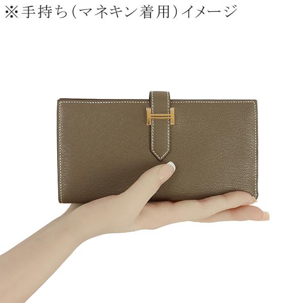 ベアン デュプリ シェブルミゾル 長財布 ロングウォレット エトゥープ
