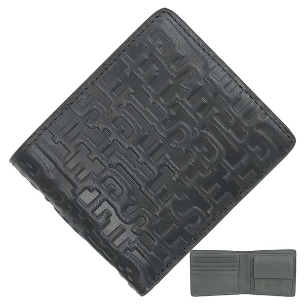DIESEL（ディーゼル） 財布 メンズ 二つ折り ブラック 155919 : ACROSS