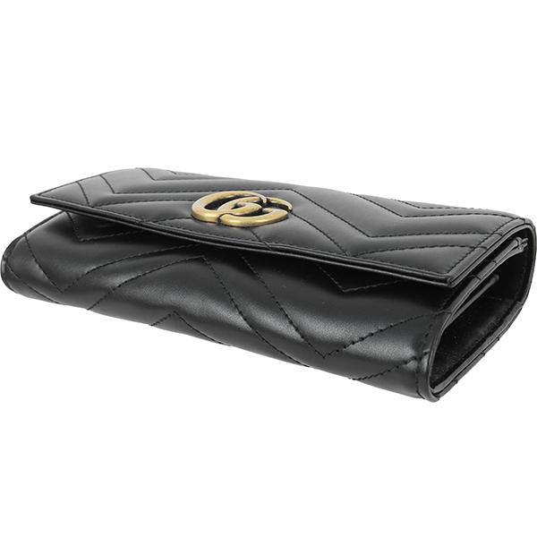 GG Marmont グッチ 長財布 ダブルG フラップウォレット コンチネンタル