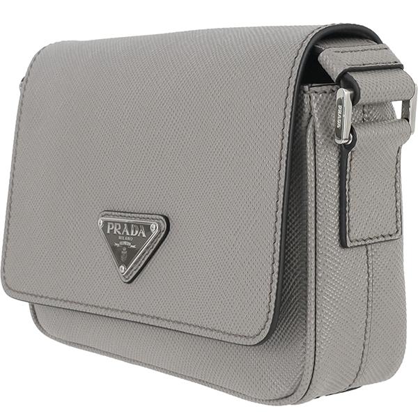 PRADA（プラダ） ショルダーバッグ サフィアーノ グレー 156415
