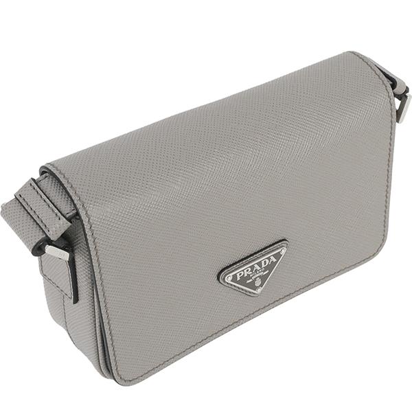 PRADA（プラダ） ショルダーバッグ サフィアーノ グレー 156415