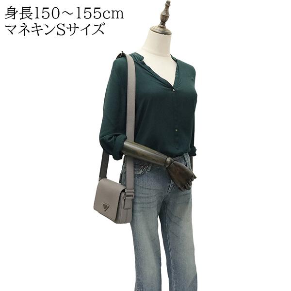 prada サフィアーノ レザー ショルダーバッグ PRADA（プラダ） ショルダーバッグ サフィアーノ グレー 156415