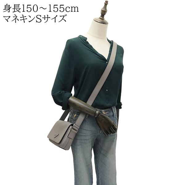 PRADA（プラダ） ショルダーバッグ サフィアーノ グレー 156415