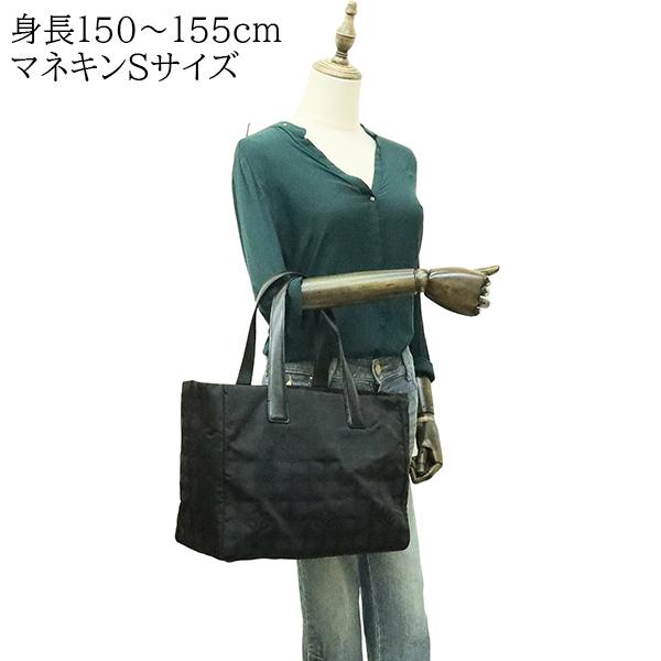 シャネル ハンドバッグ トートバッグ ニュートラベルライン トート MM ジャガード ナイロン キャンバス ブラック 1572の画像