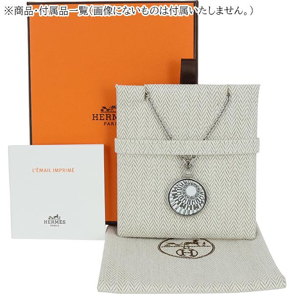 HERMES（エルメス） メダイユ PM ネックレス OP'H メタル エナメル